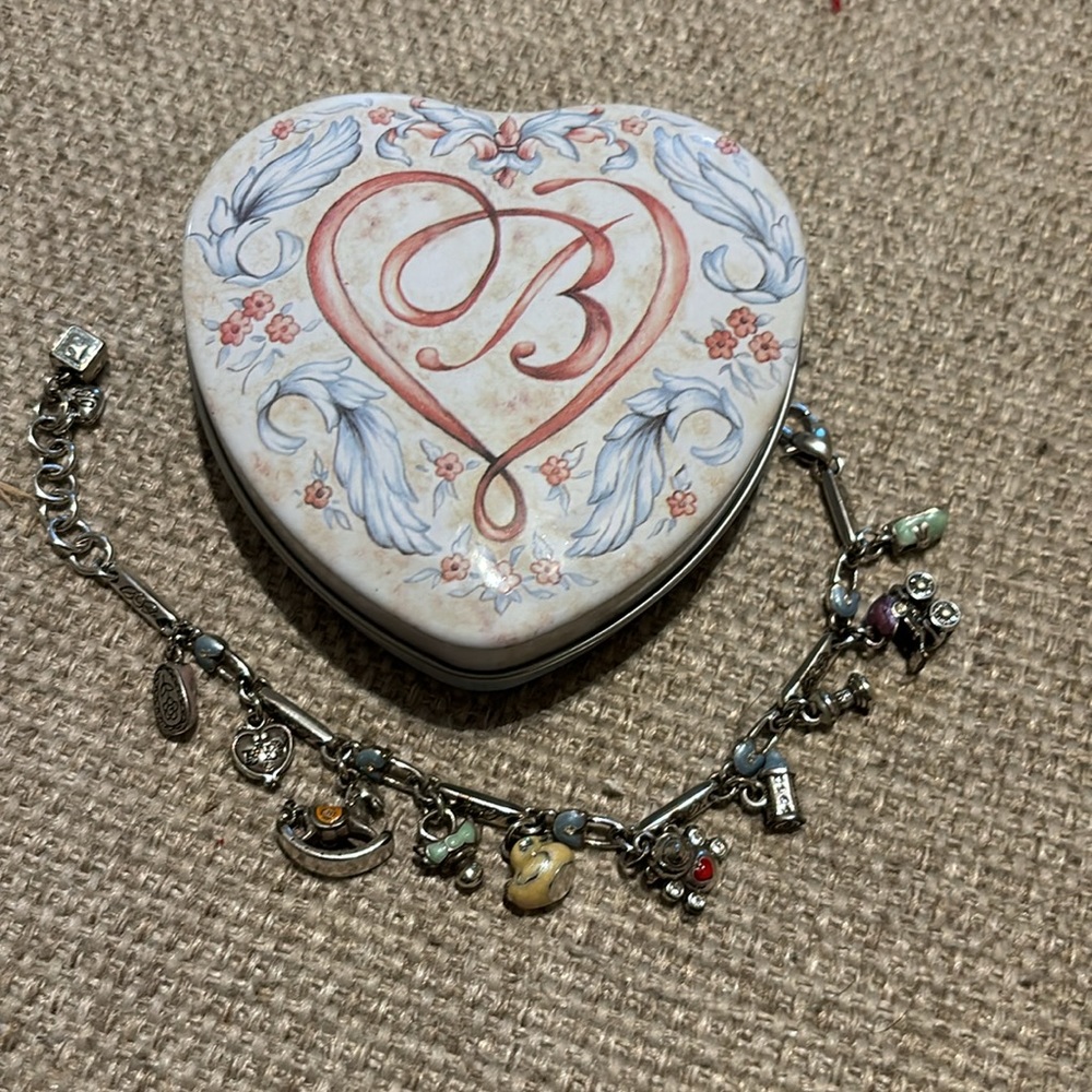 Brighton Baby Charms Bracelet with Tin